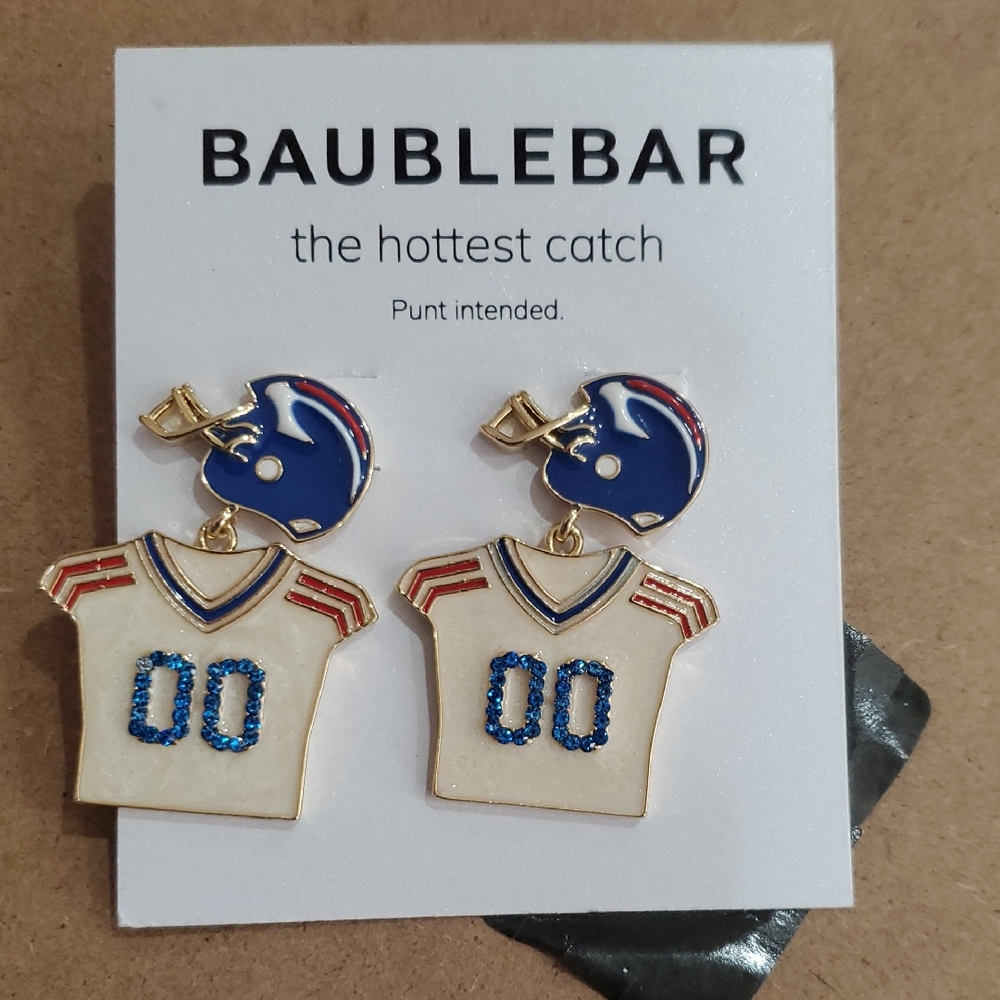 Baublebar the hottest catch punt intended football jersey and helmet earrings